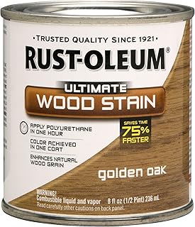260358 Ultimate Wood Stain, Half Pint, Golden Oak