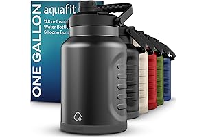 AQUAFIT Gallon Of Water Jug : The Insulated 128 Oz Water Bottle of Your Dreams