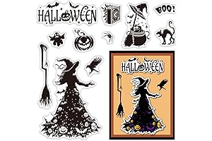 CRASPIRE Halloween Clear Stamps