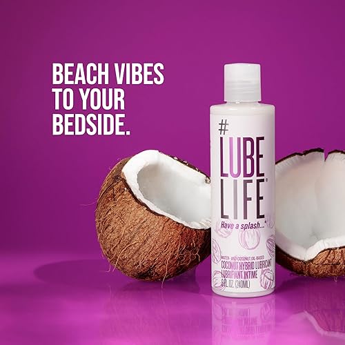 Miniatura 5 de LubeLife - Masaje y lubricante 2 en 1 a base de agua y aceite de coco aceite de masaje y lubricante para hombres mujeres y parejas relájate y