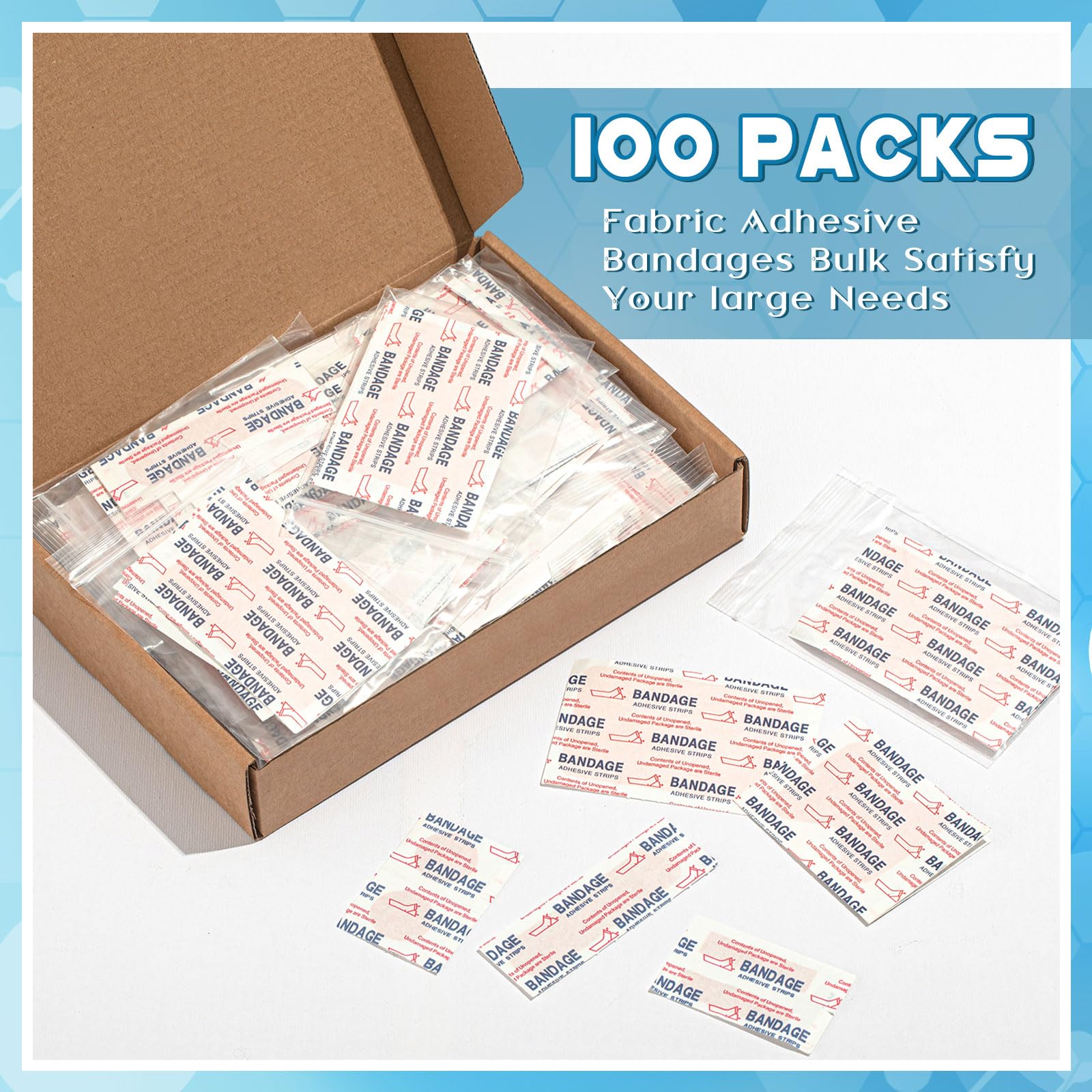 Geiserailie Kit igienico per senzatetto, 1000 pezzi, misure assortite, impermeabili, confezione da 100 pezzi, confezionate singolarmente, pacchetti per la cura dei senzatetto, forniture per case di