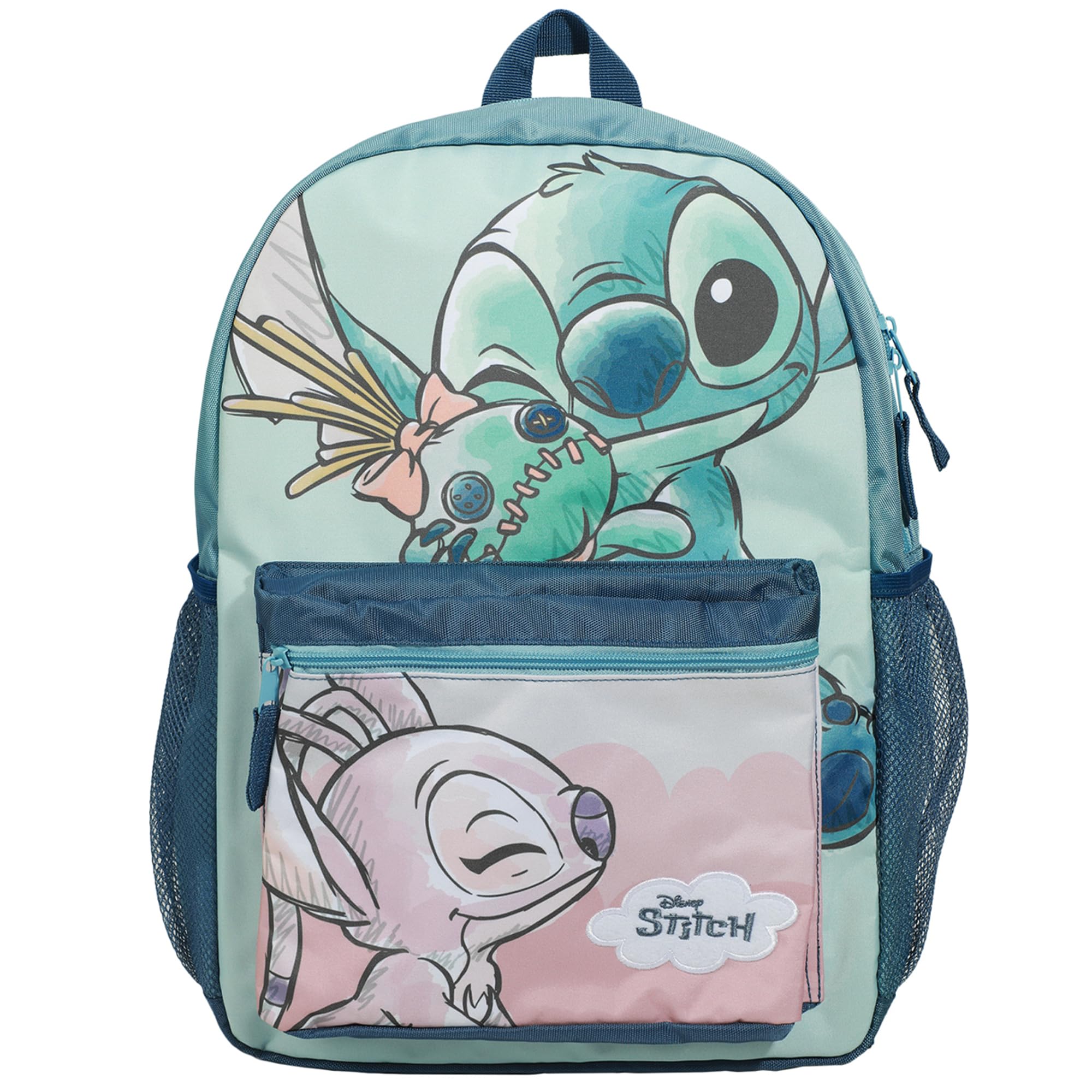 Bioworld Disney Stitch & Angel 16" Backpack