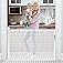 Beauenty Retractable Baby Gate, Beauenty Mesh Safety Gate for Babies and Pets, Extra Wide Safety Baby Gate 34" Tall, Extends 