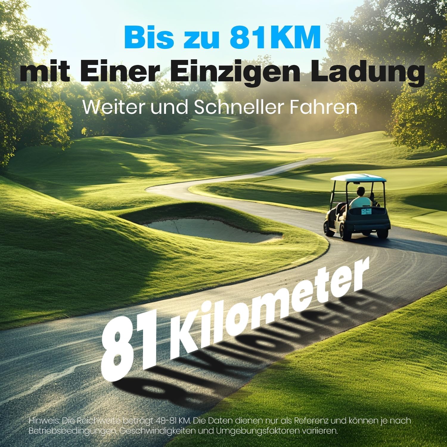 VATRER POWER Batterie LiFePO4 51,2V 105Ah Voiturette Golf, Écran Tactile | App Bluetooth · BMS inteligente de 200 A ·Compatible con Club Car, EZGO, Yamaha, Garia, Melex e Italcar