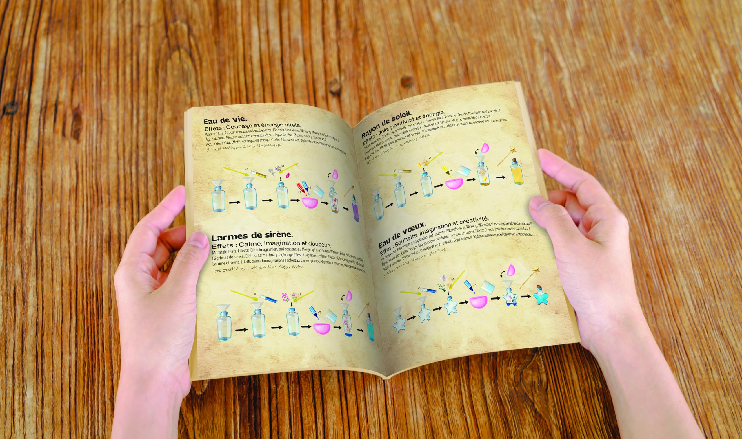 Silverlit Imagin'Art L’Atelier des Potions Enchantées Coffret Créatif Alchimie Magique Fioles Recettes Féeriques Loisirs Créatifs Enfant