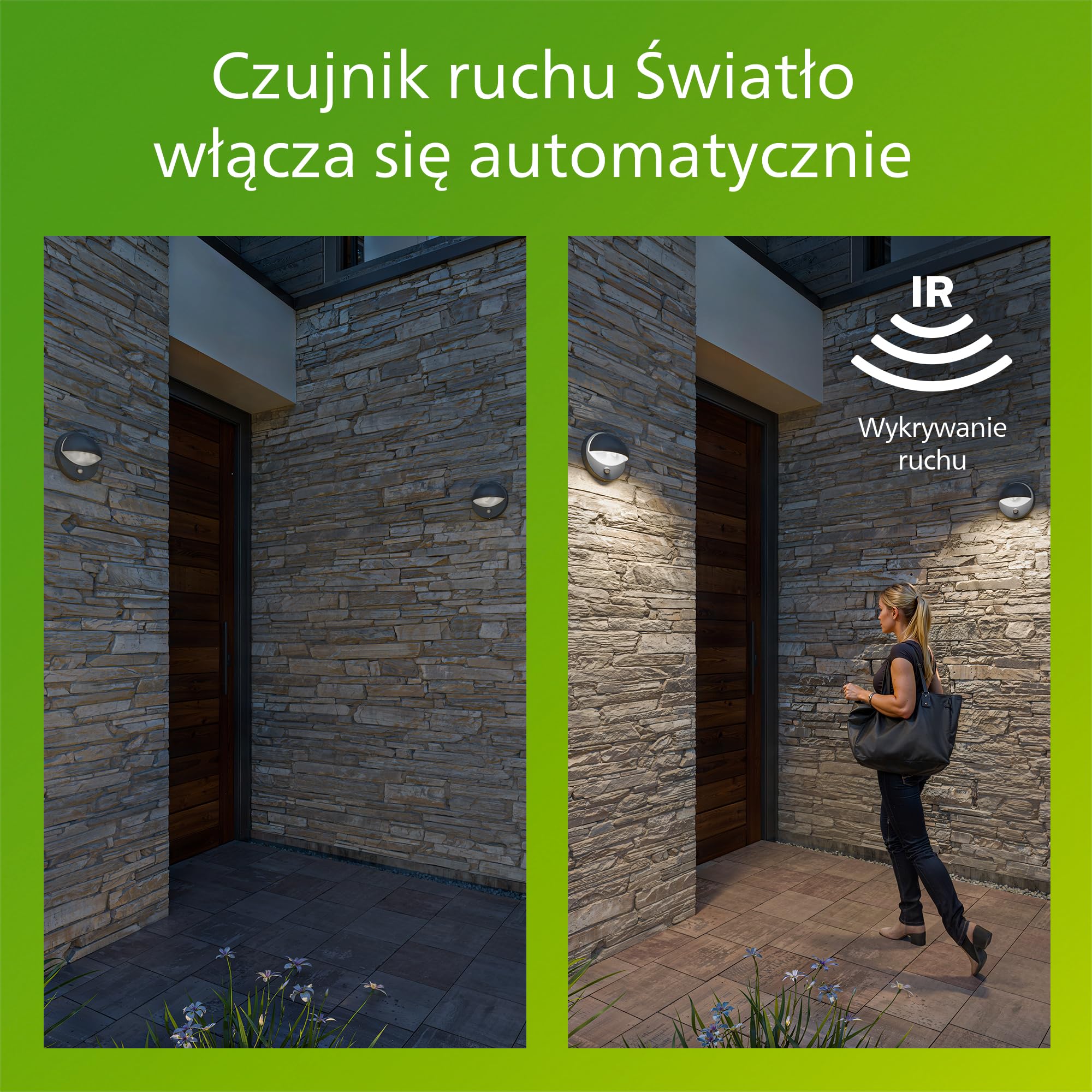 Philips myGarden Kinkiet Czerwiec antracytowy