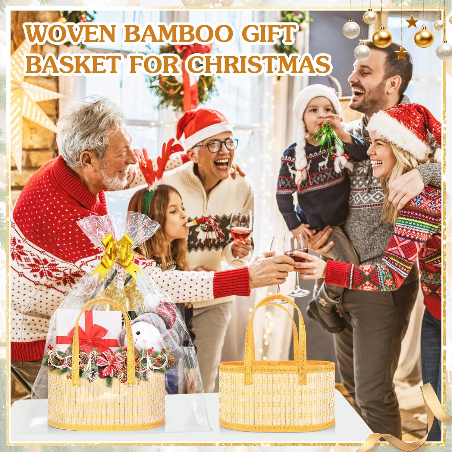 Cestas para presentes, kit de cesta de presente de bambu grande e resistente com alça (3) em promoção! Veja a oferta e mais achadinhos de Linhas, Kits & Presentes 6 Hoje é o melhor dia para comprar Cestas para presentes, kit de cesta de presente de bambu grande e resistente com alça (3) com aquele preço maroto! Promoção! Aproveite a oferta! 6