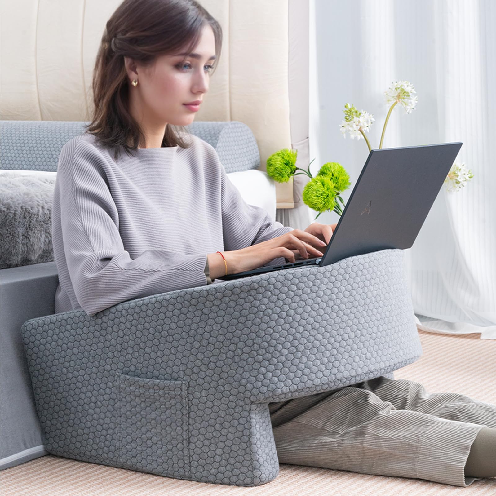 Laptop Kissen Mit Armlehnen – Memory Foam, Schoß-Schreibtisch