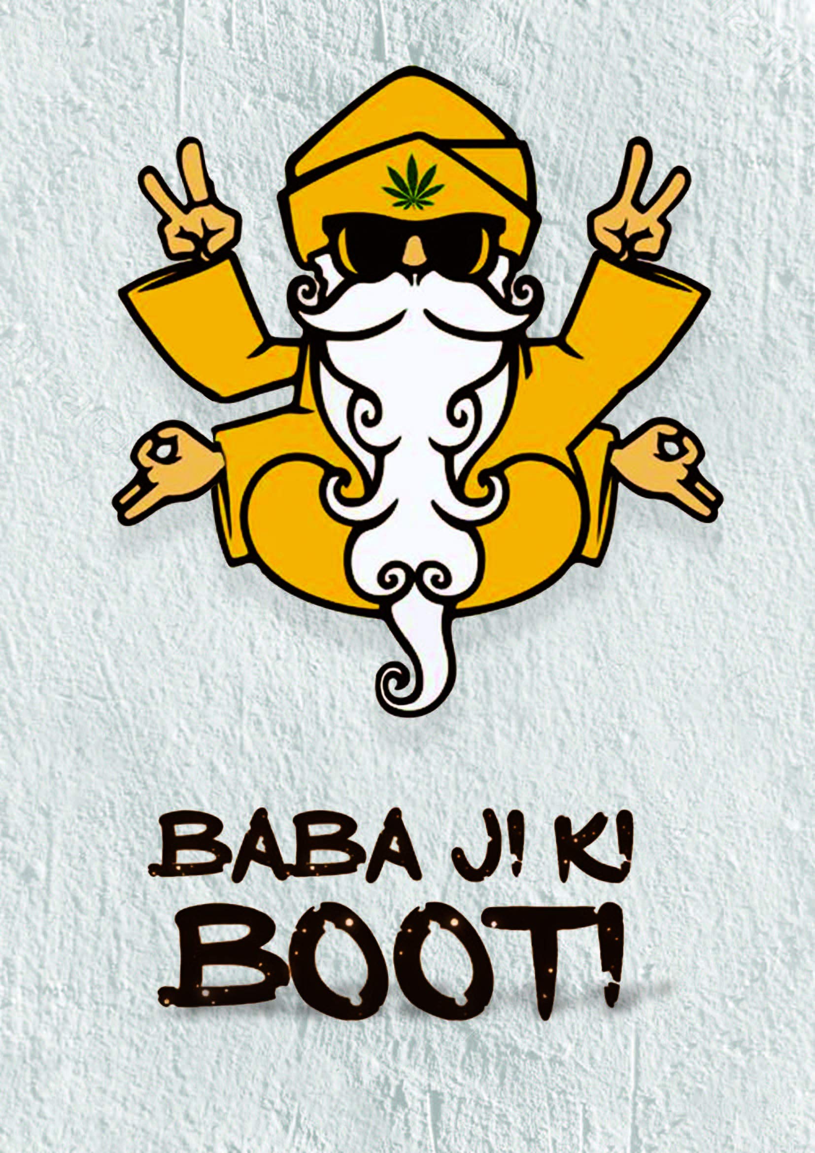 Shoppersroot Baba ji ki booti (12 X 18 Inches, Multicolour) : Amazon.in:  Home & Kitchen