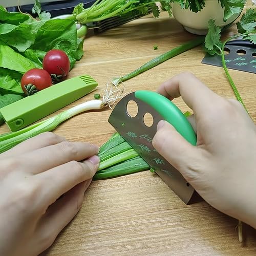 Miniatura 4 de Paquete de 2 pelacables de hierbas de acero inoxidable con 7 agujeros, adecuado para defoliador de hojas de verduras, tomillo, romero, lavanda,