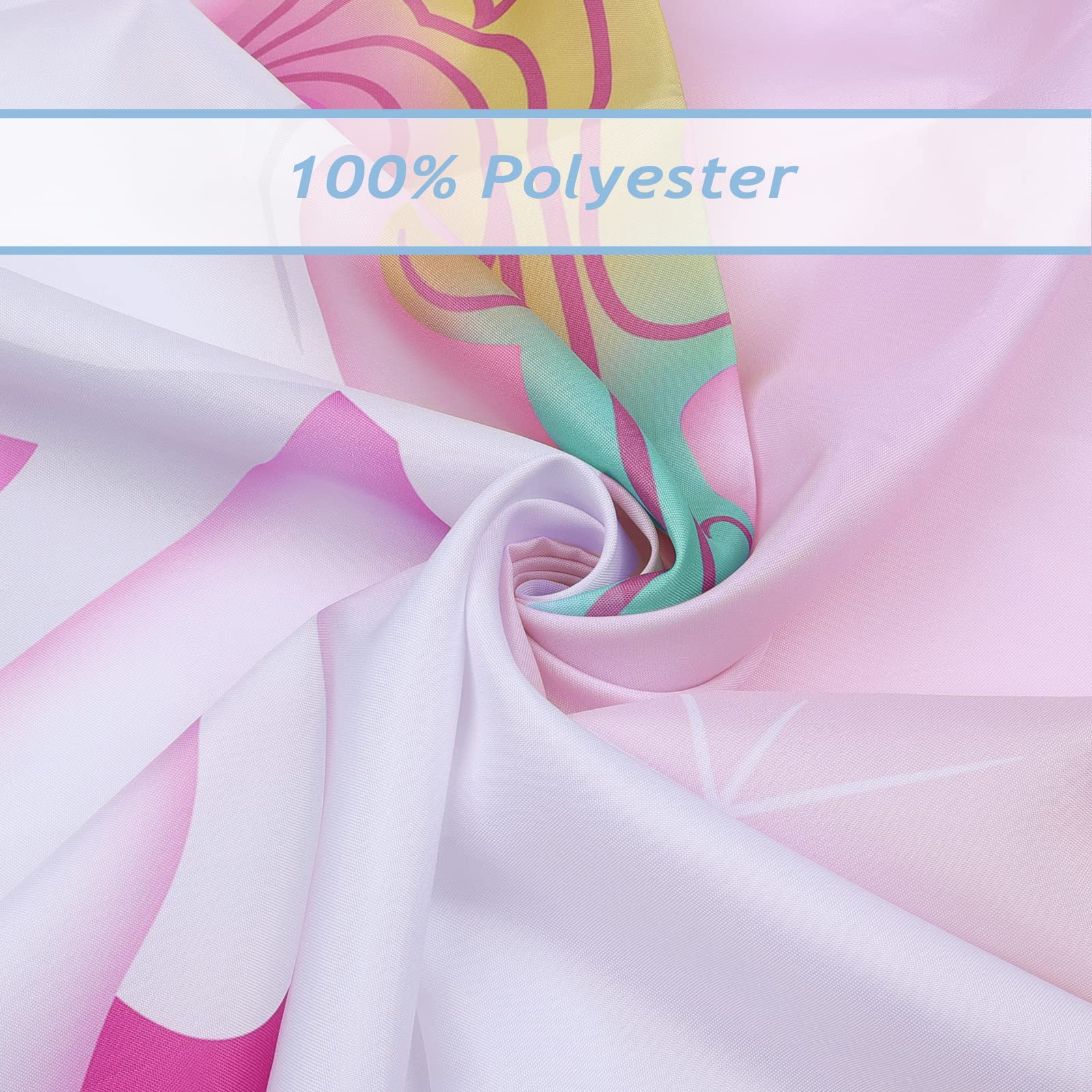 Bonhause Duschvorhang Mit Inspirierenden Zitaten – 180x180 Cm, Bunt, Wasserdicht & Anti-Schimmel