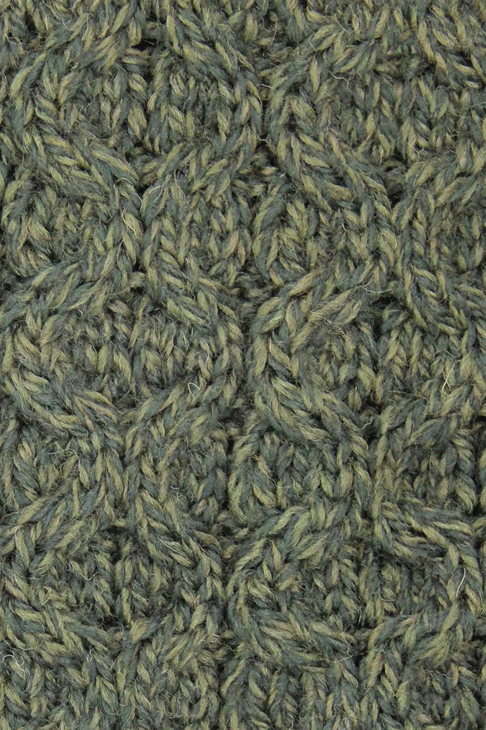 Aran Crafts One Size Irish Cable Knitted Honeycomb Scarf (100% Merino Wool) - Image 8