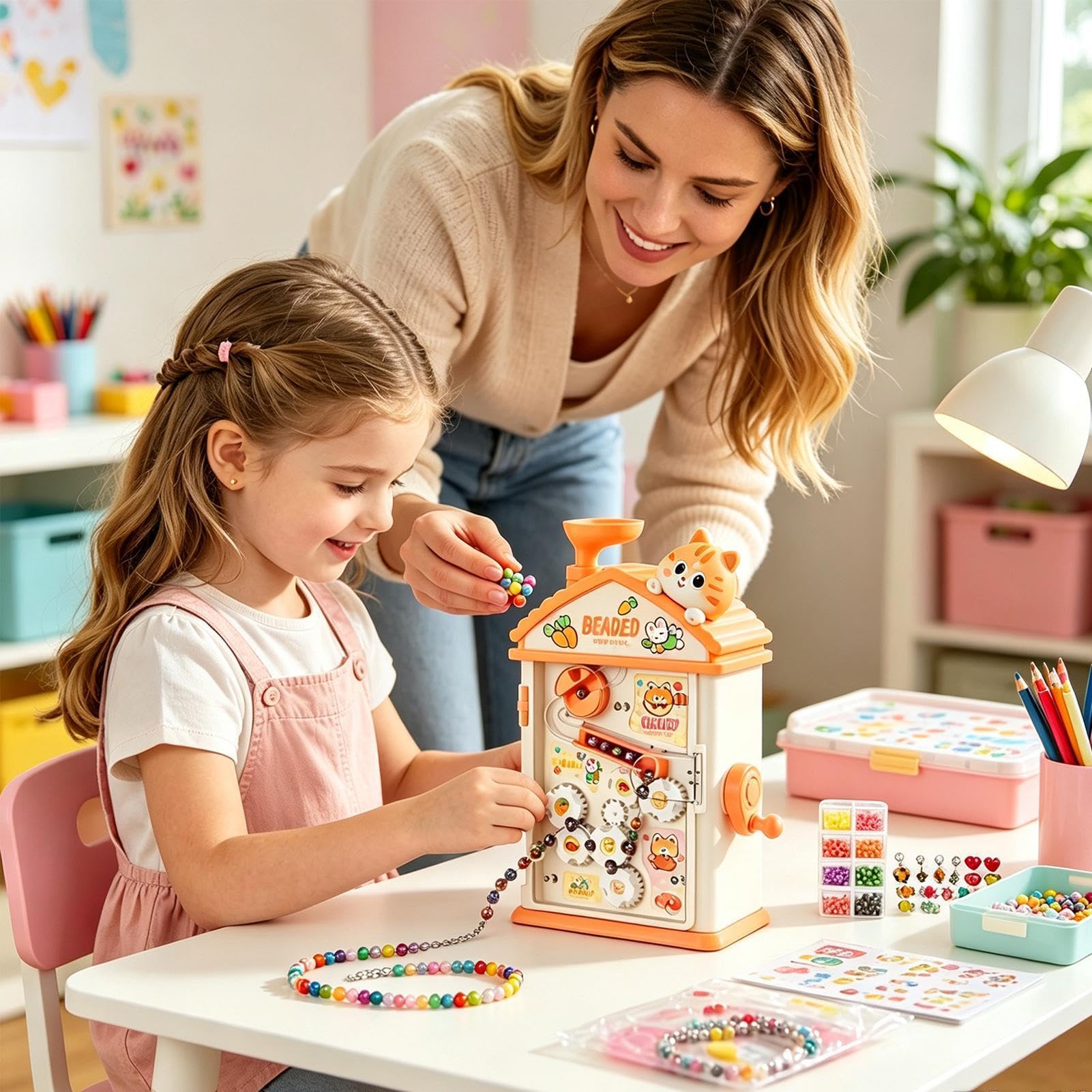 Kit Crea Bracciali per Bambini Fai da te divertente per imparare con