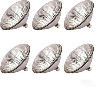 6 Pack PAR 64 1000W 120V Halogen Bulb CP62 3100K Stage Lighting Square Lighting Ballroom Bar Lighting