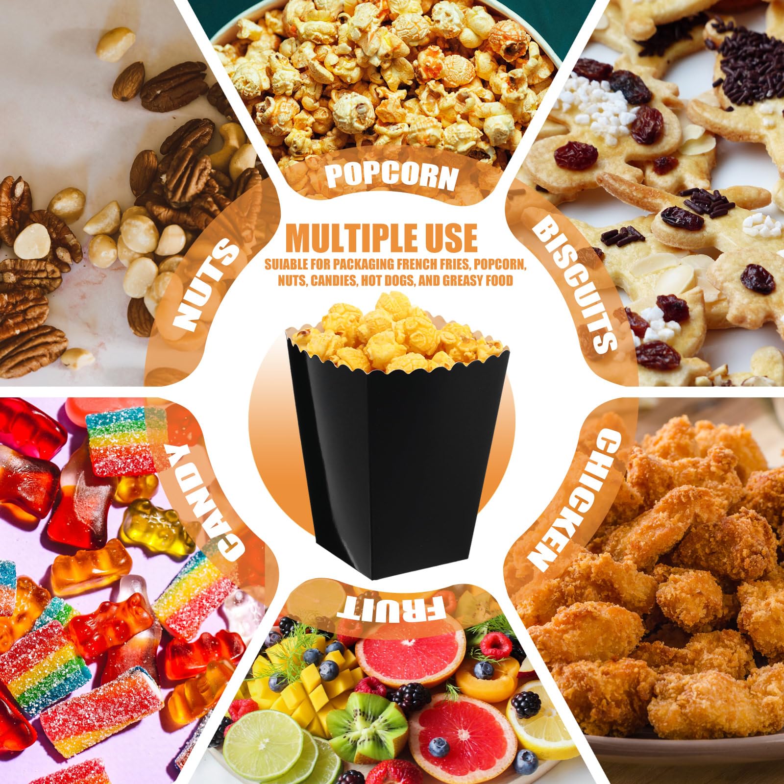 Popcorn Bags Aazon.co: 200 Pcs Zopeal Ini es And Clear Treat Bag