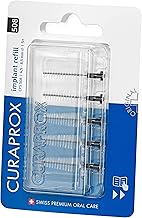 Curaprox 5 x CPS 508 Interdental Brushes Implant, Refill, Efficiency 8.5 mm, Black, Tapered, Refill Without Holder