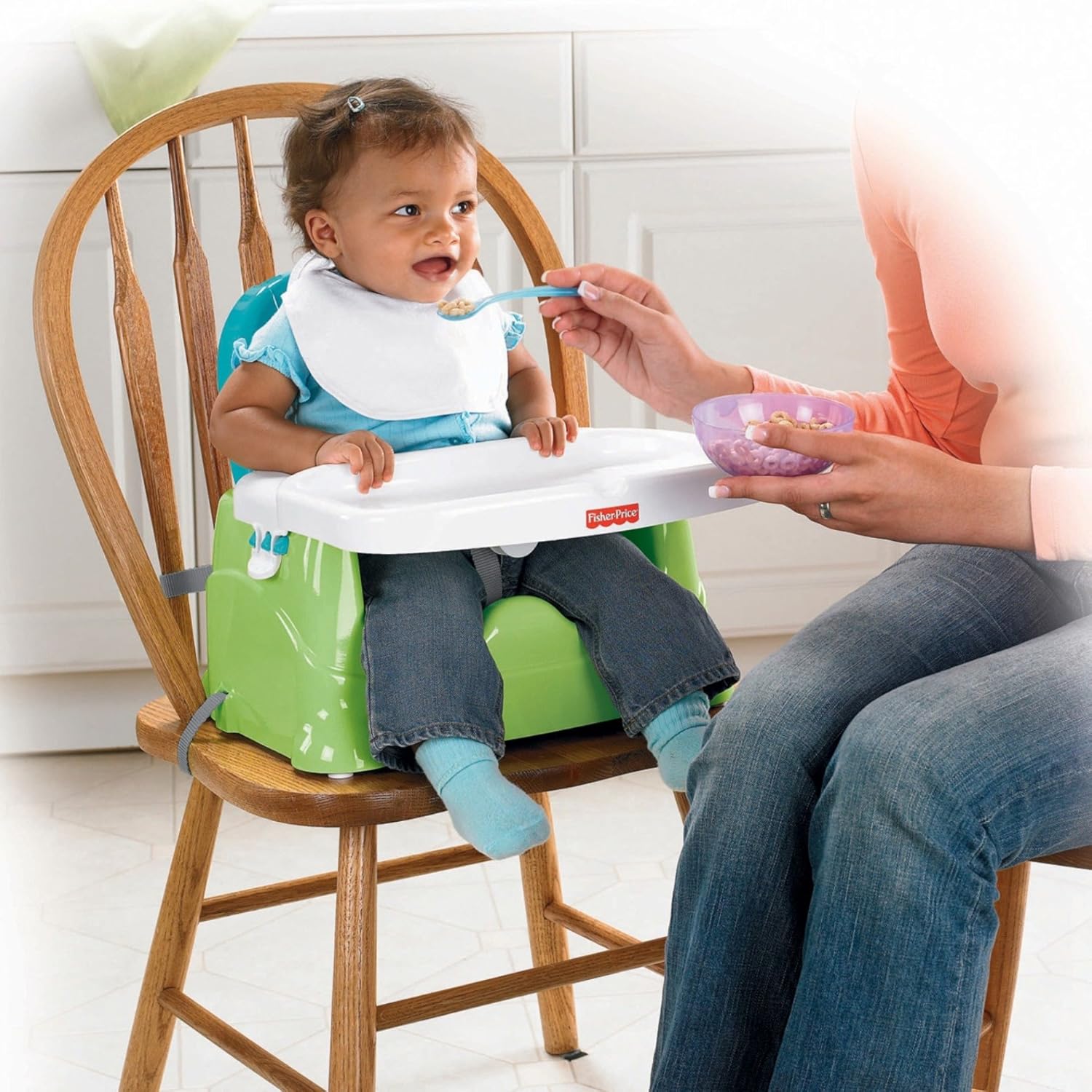 Fisher-Price Healthy Care Booster Seat : Chair Booster Seats : Baby