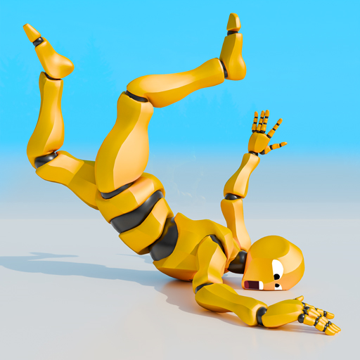 Ragdoll Fall: Kick-Knochen-Kampf-Puzzlespiele