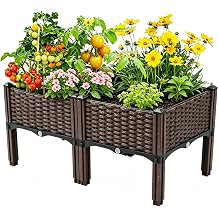 Elevated Garden Planter, Modular Raised Bed for Vegetables & Herbs