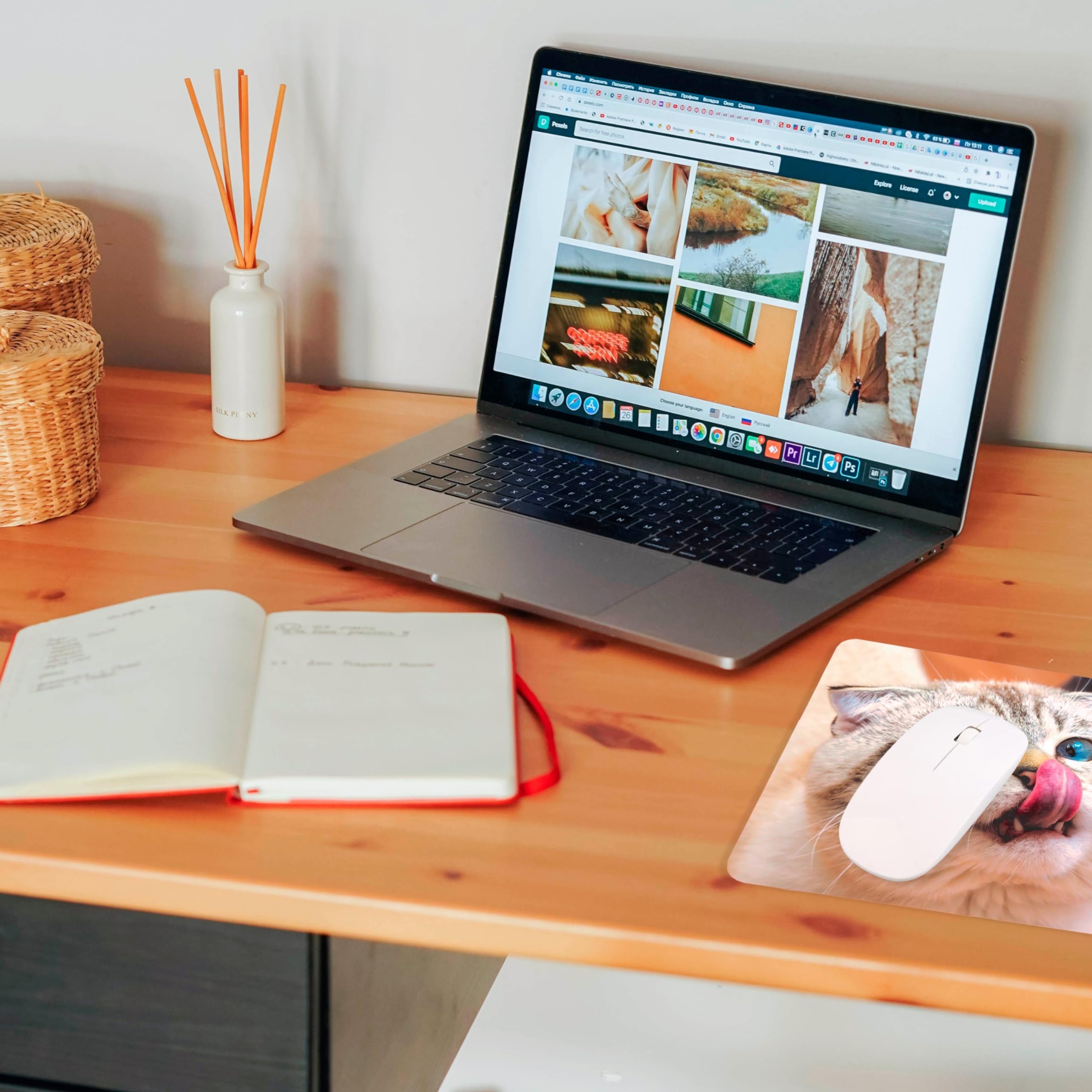50 tappetini per mouse bianchi a sublimazione, rettangolari, per stampa a caldo, con base in gomma antiscivolo per personalizzazione, casa, ufficio, laptop e stampanti a sublimazione