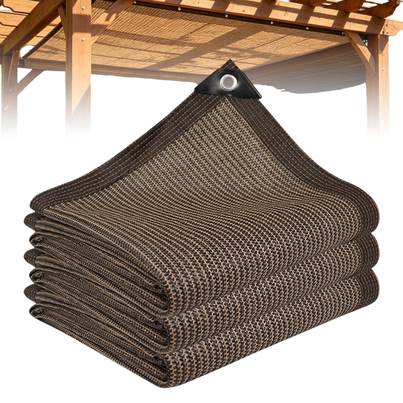 Telo Ombreggiante Rete Anti UV per Tettoie | Telo Parasole Piante Per Proprietari Di Casa Agricoltori Terrazza Vivaio Fattoria Cortile Campeggio Picnic Canile Fienile