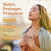 Vista 5 de Quercetina 500 mg con bromelina, vitamina C y ortiga picante. Suplemento avanzado para senos nasales y alergias. 90 cápsulas vegetales naturales.