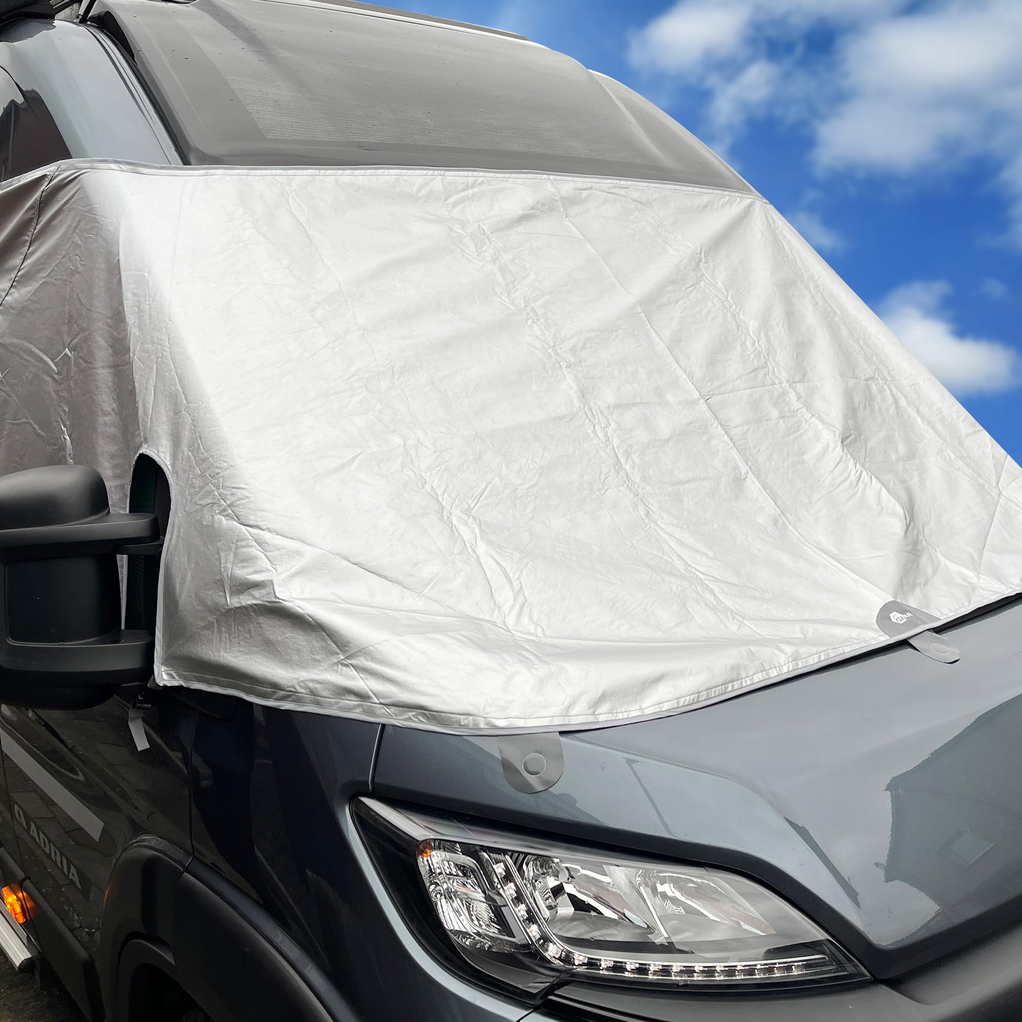 your GEAR Brindisi - Wohnmobil Sonnenschutzmatte Seiten- u. Frontscheiben Abdeckung - 100% Blickdicht