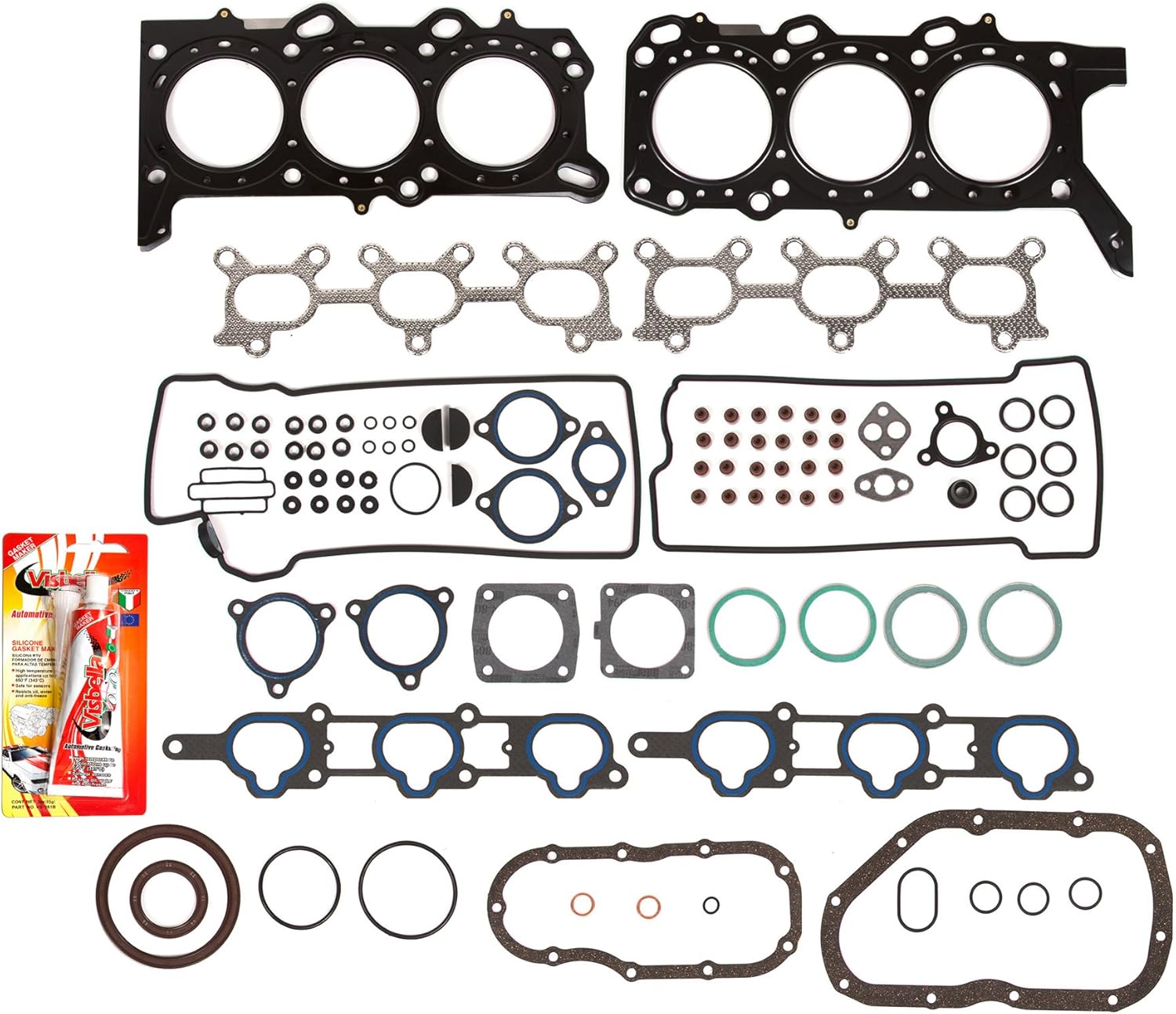 Compatible With 06-08 Suzuki Grand Vitara 2.7 DOHC 24V H27A Full Gasket Set