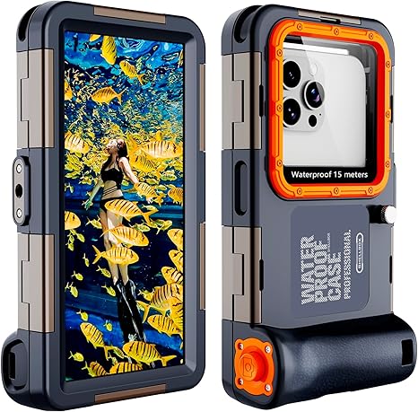 Shellbox Waterproof Smartphone Pouch IPX8 Waterproof Phone Pouch Compatible with iPhone 17 Pro 17 Air 17 Pro Max 16e 15 14 13 Pro 16 15 15 14 14 12 Pro Max 13 Mini 14 Plus