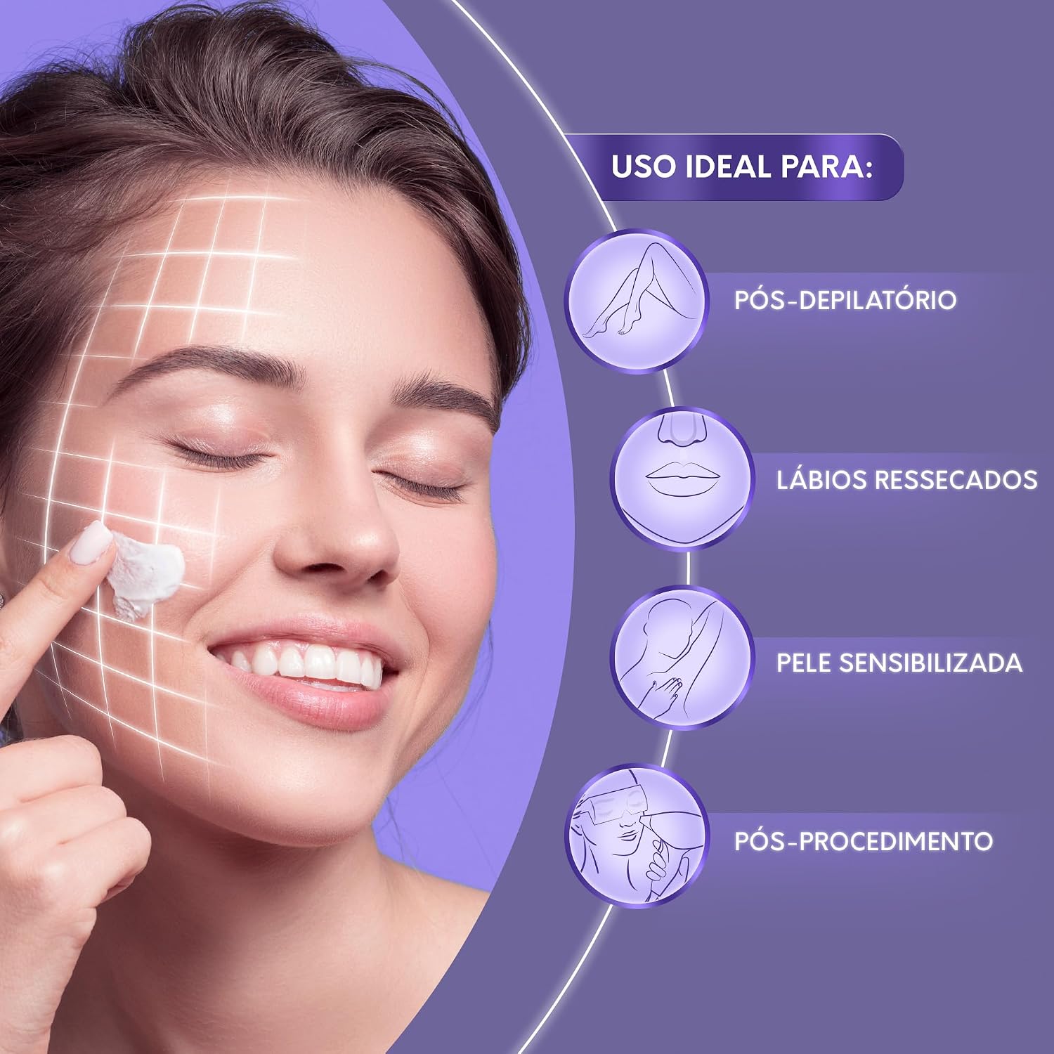 MANTECORP - Protetor Solar Hidratante Epidrat Calm B5 - Hidrata e Acalma a Pele, Melhora Descamação Coceira e Vermelhidão, Conforto Imediato - 50ml