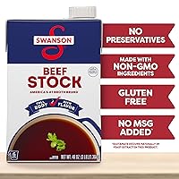 Vista 4 de Swanson - Caldo de carne 100% natural, caja de 48 onzas
