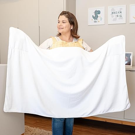 Baby Towels-Soft 400GSM Microfiber Hug ME Baby Bath Essentials Towel for Newborn,...