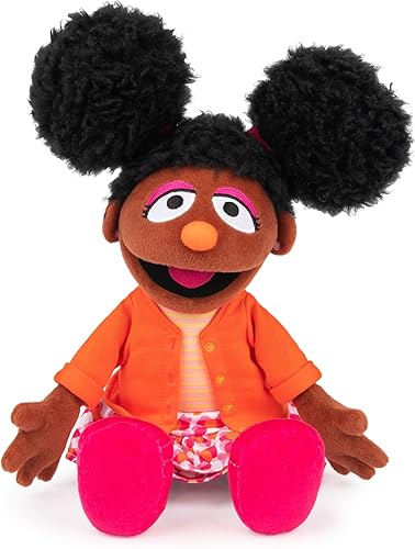 Miniatura 10 de GUND Sesame Street - Peluche oficial de Ji-Young, muñeca de felpa prémium para edades de 1 año en adelante, 13 pulgadas