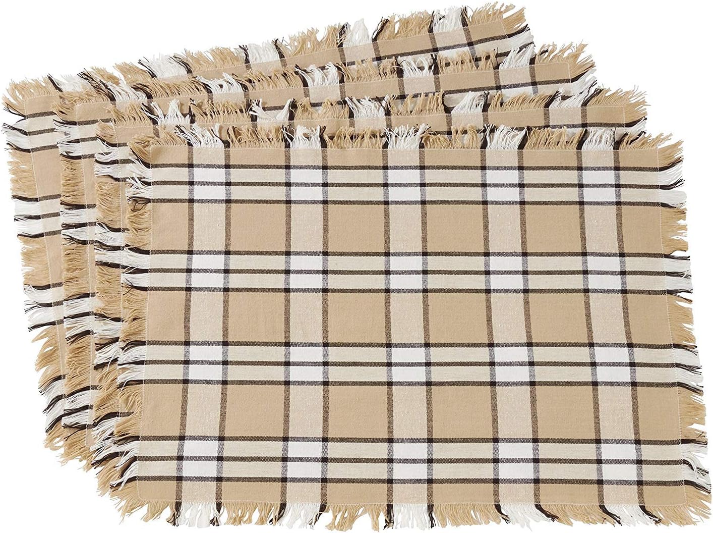 Fennco Styles Modern Plaid 100% Cotton Table Runner 16" W x 72" L - Black Table Cover for Everyday Use, Dining Table Décor, Banquet, Family Gathering and Special Occasio