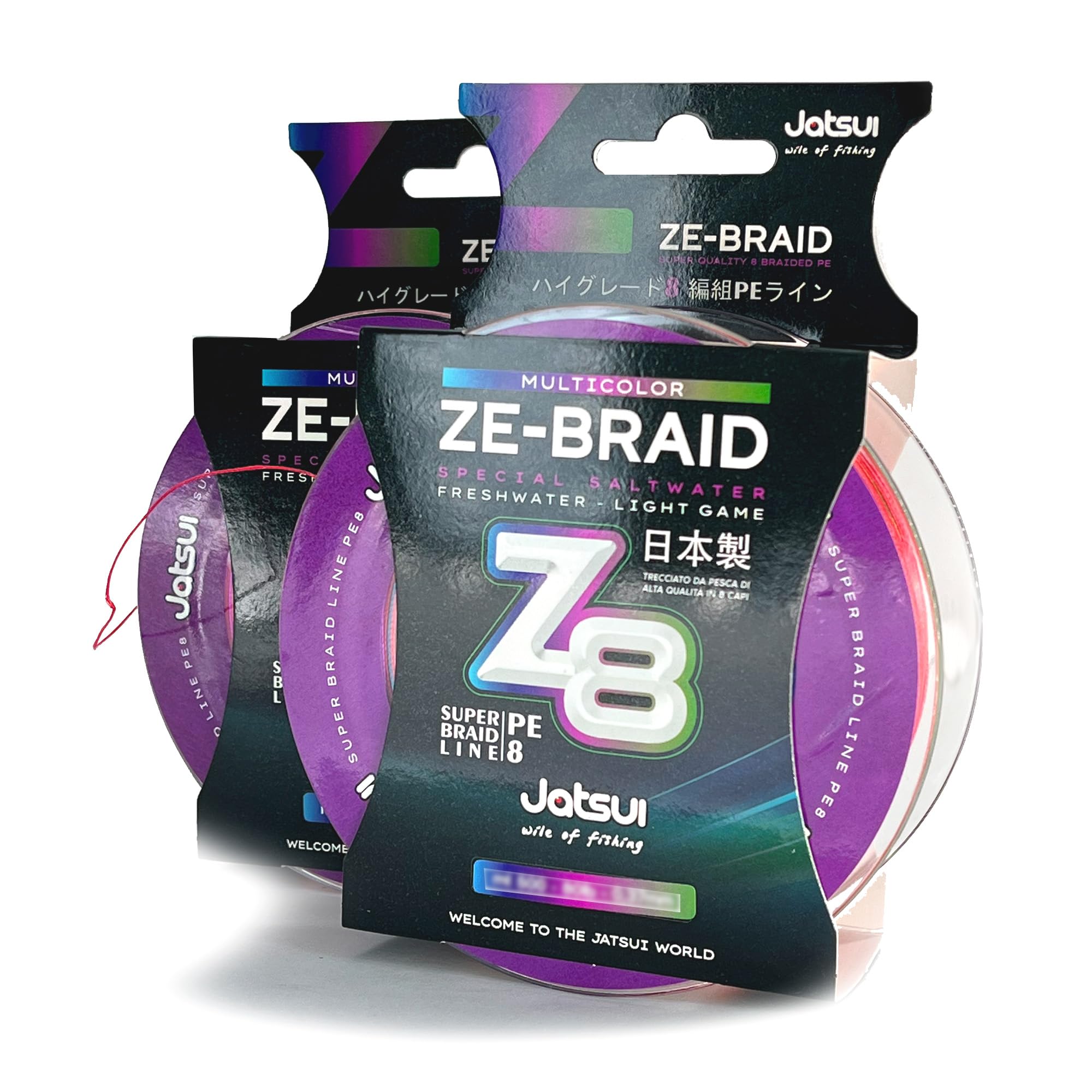 Jatsui Filo Trecciato ZE-BRAID Z8 MULTICOLOR