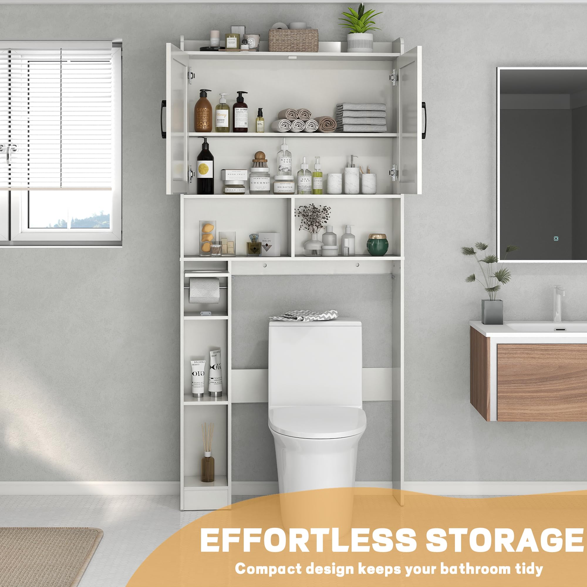 OMOCCUIT Over The Toilet Storage Cabinet, 32