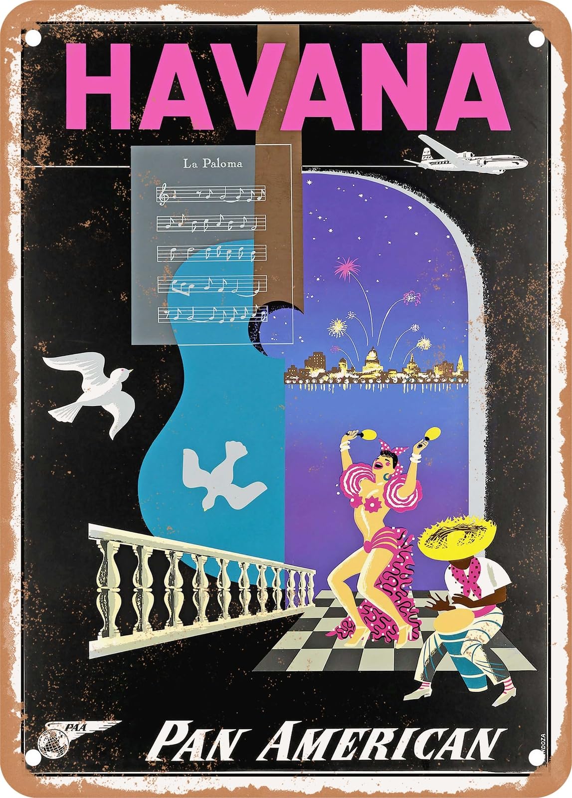 Miaomansenstore Metal Sign - 1948 Havana Vintage Ad Home Decor