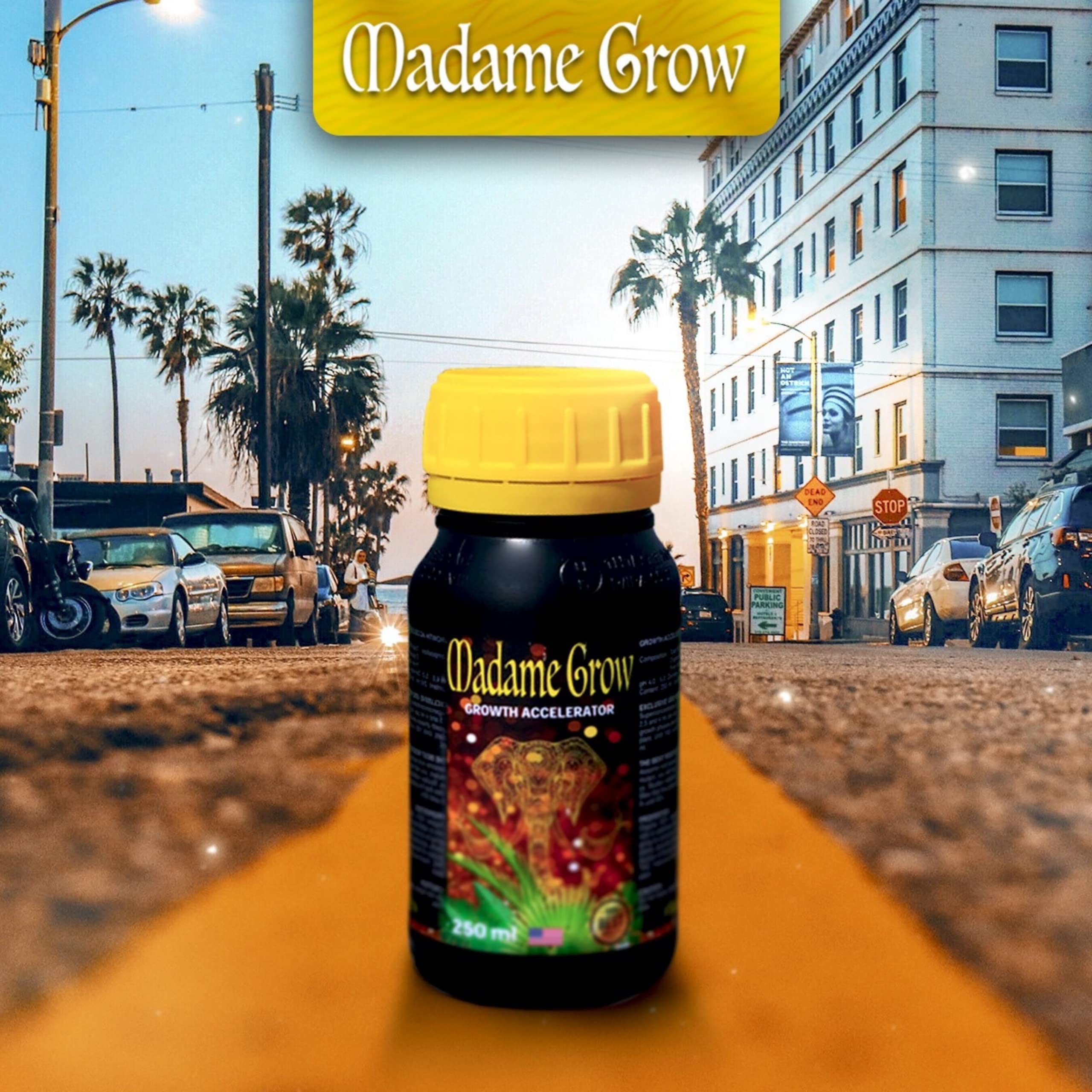 MADAME GROW - Nawóz organiczny - Nawóz kwitnienia - Zestaw Power - 3PACK - 3x500ml
