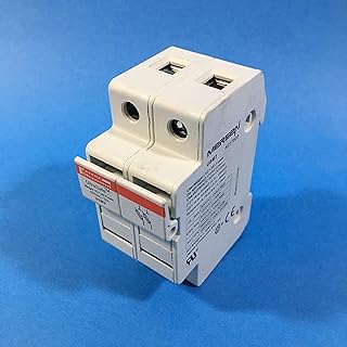 FERRAZ SHAWMUT USM2 690 VAC, 2 Pole, Midget, DIN Rail Mount, 32 AMP, MID ULTRASAFE, Fuse Holder