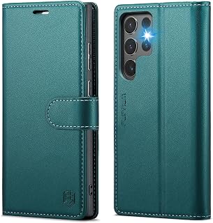 FLIPALM Wallet Case for Samsung Galaxy S25 Ultra, Blue-Green