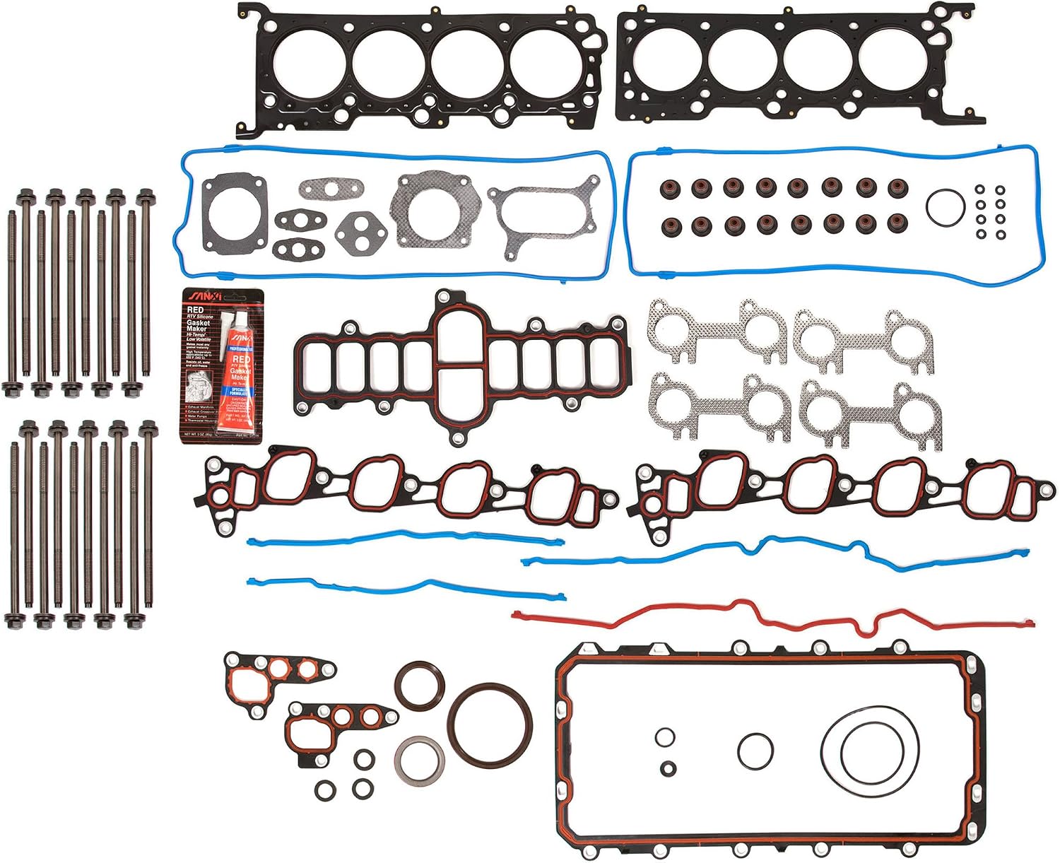 Evergreen FSHB8-21109 Full Gasket Set Head Bolt