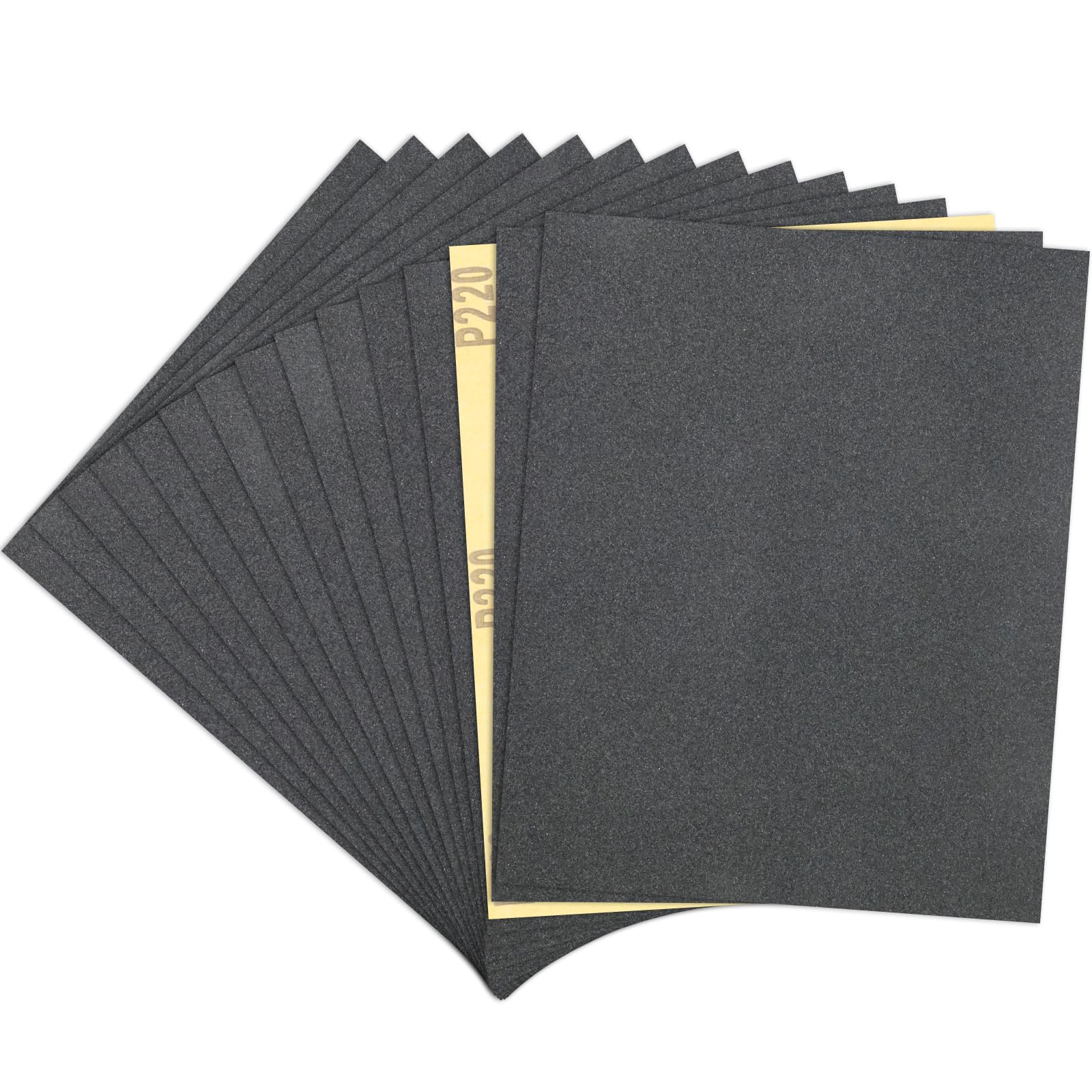45 Sandpaper Sheets - 80 to 5000 Grit -24