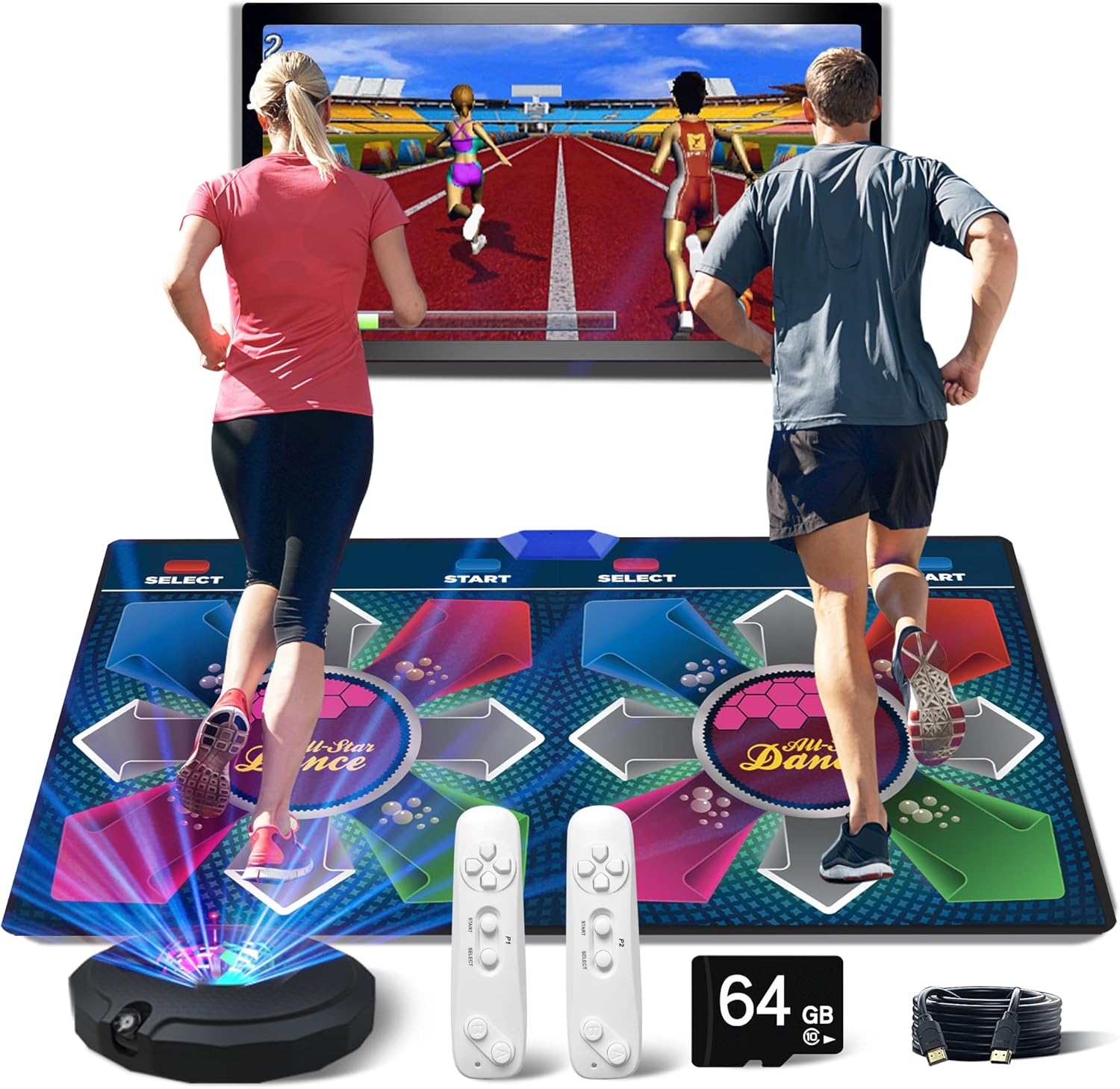 HDMI Musical Electronic Dance Mats with HD Camera,64G Dance