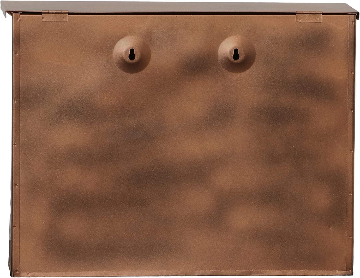 Copper Finish Envelope Shaped Wall Mount Mailbox