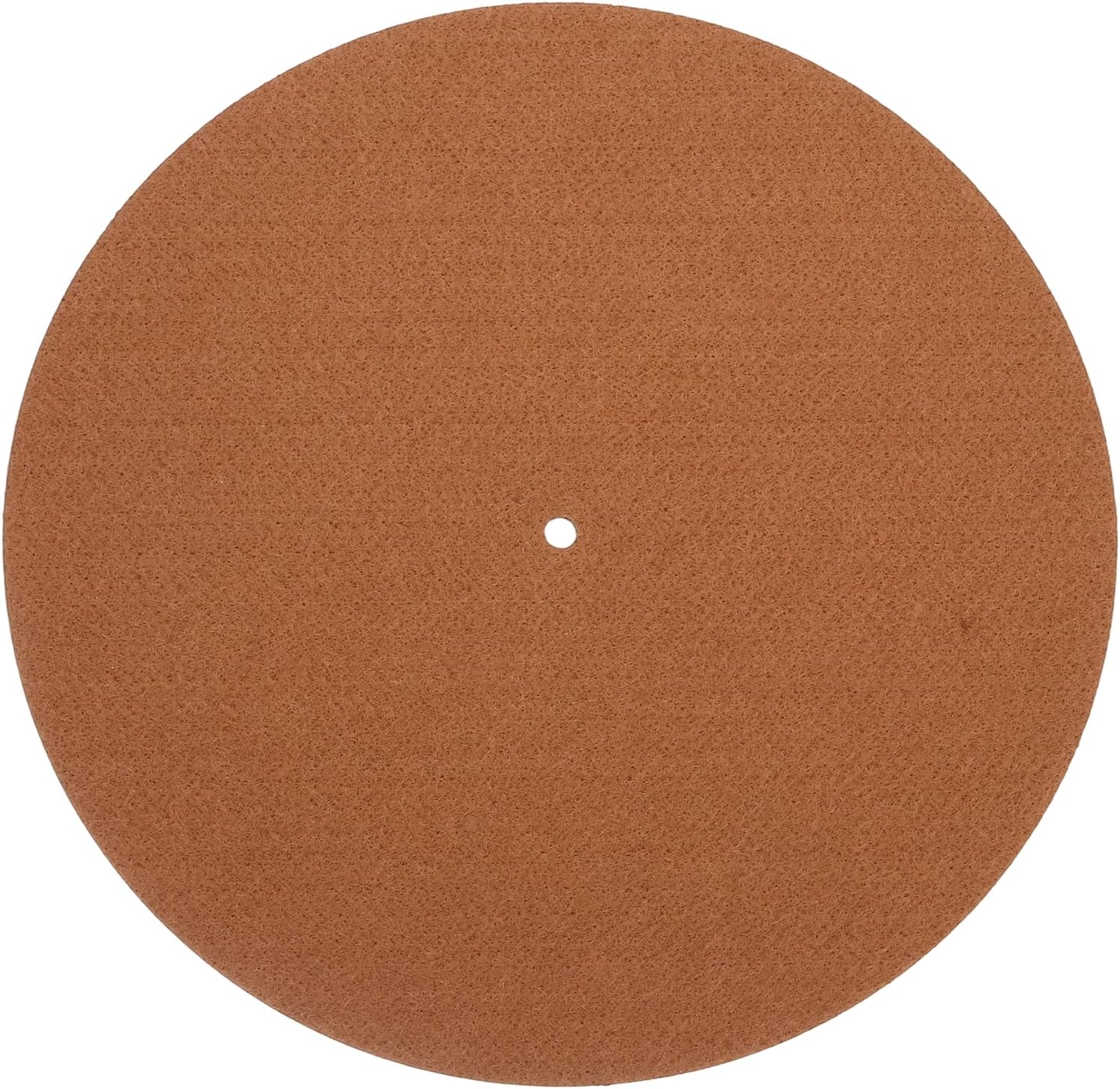 MECCANIXITY Record Player Mat, 12 Inch Turntable Mat 3mm Felt Turntable Pad for Vinyl Record Player, Brown