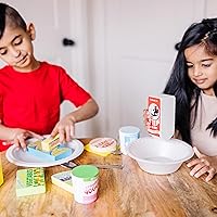 Vista 8 de Melissa & Doug, conjunto de alimentos de nevera, Anaranjado