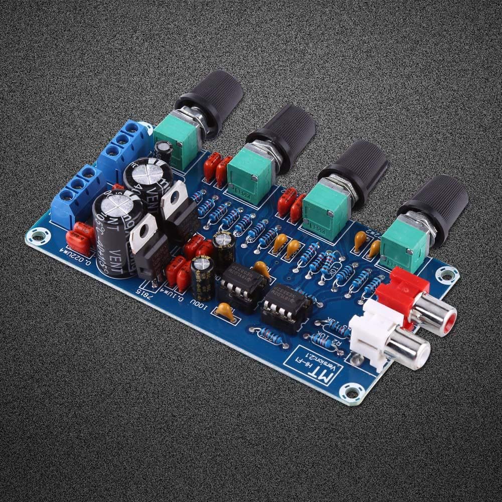 Dual NE5532 Tone Stereo Preamplifier Board Audio HiFi Amprifier Equalizer Preamp Treble Bass Tone Control Pre Amplifier I4174289904