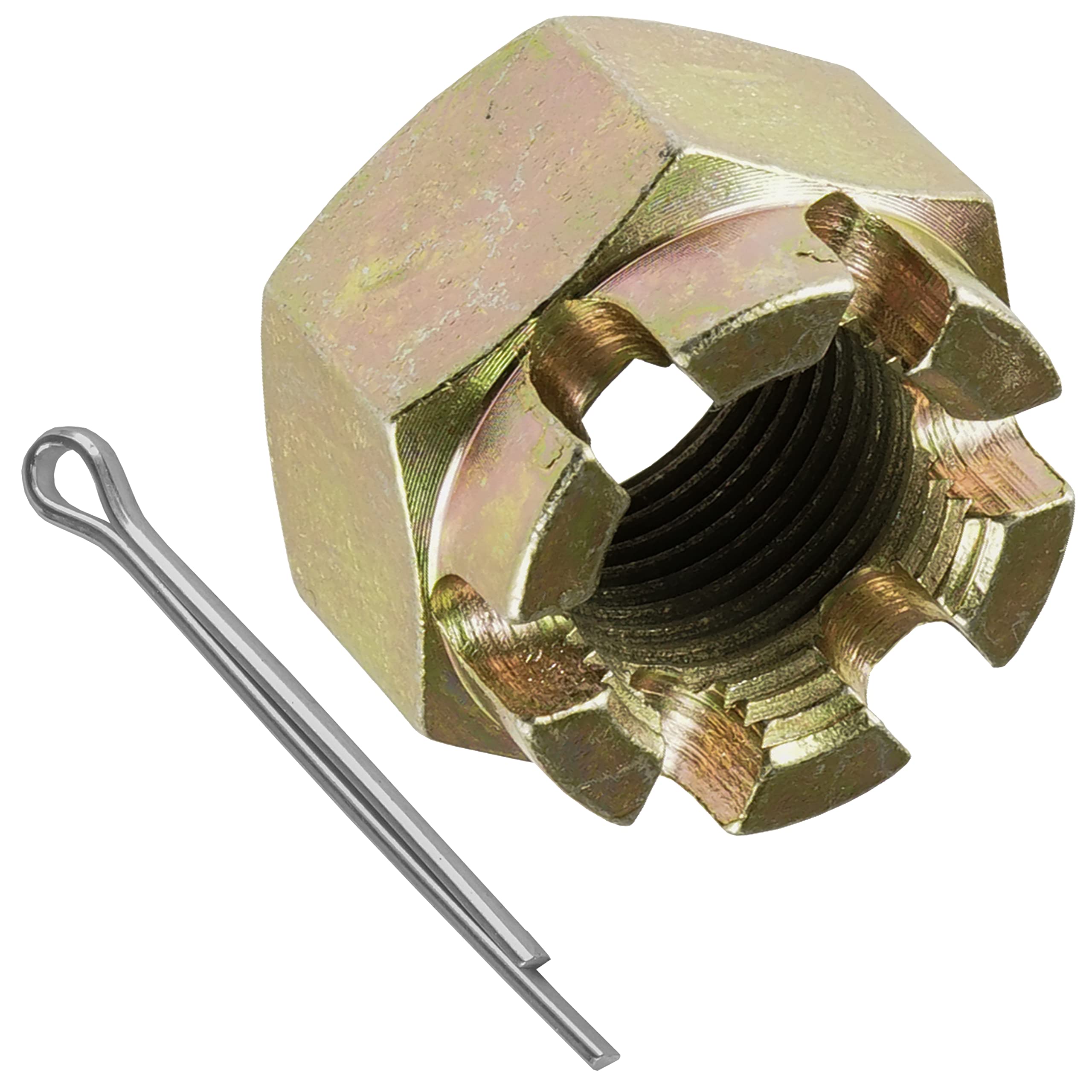 Amazon.com: Caltric Rear Axle Castle Nut with Pin Compatible with