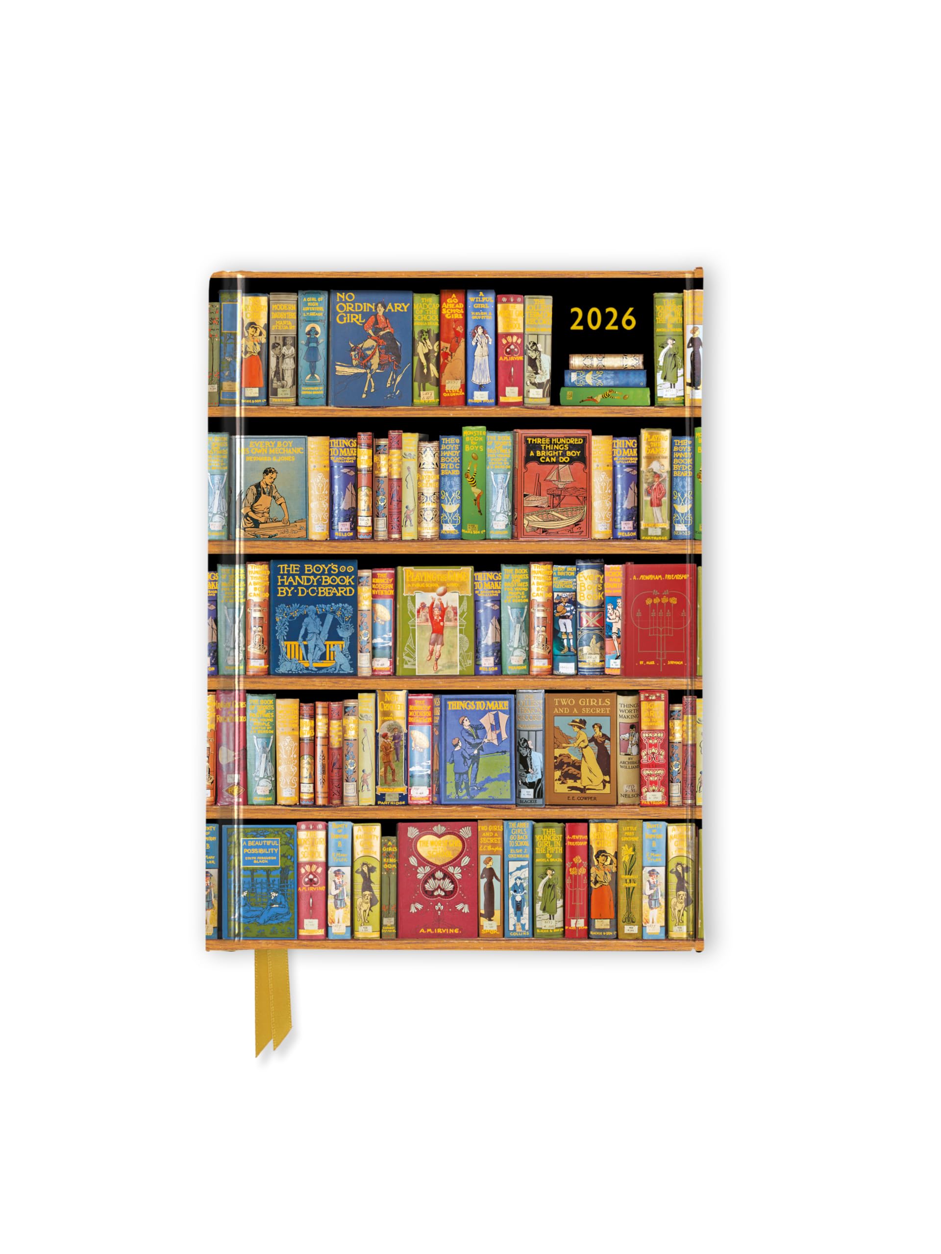Bodleian Libraries: Bookshelves 2026 Luxury Pocket Diary Planner - Week to View