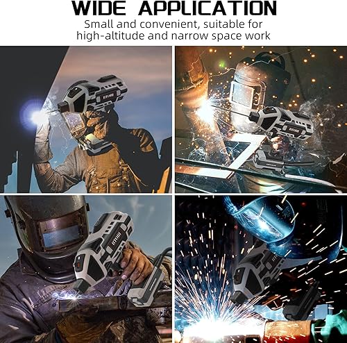 Miniatura 5 de Máquina de soldadura portátil de mano de 110 V, pistola soldadora ARC de 120 A con inversor IGBT, corriente ajustable de 6 niveles, se adapta a